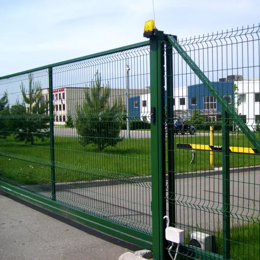 Ворота відкатні для парканів ø4+4 мм
