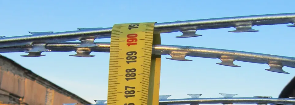 Який діаметр має спіральне загородження?